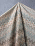 Kadife Chevron Serisi Zigzag Desenli Döşemelik & Perdelik Kadife Kumaş – Kırlentlik ve Dekoratif Kumaş – Metre ile Satış (140 cm En)