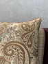 Majesty-34 Şal Desenli Keten Kırlent | FABRICLAND TEKSTİL