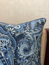 Majesty-37 Şal Desenli Keten Kırlent | FABRICLAND TEKSTİL