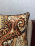 Majesty-49 Şal Desenli Keten Kırlent | FABRICLAND TEKSTİL