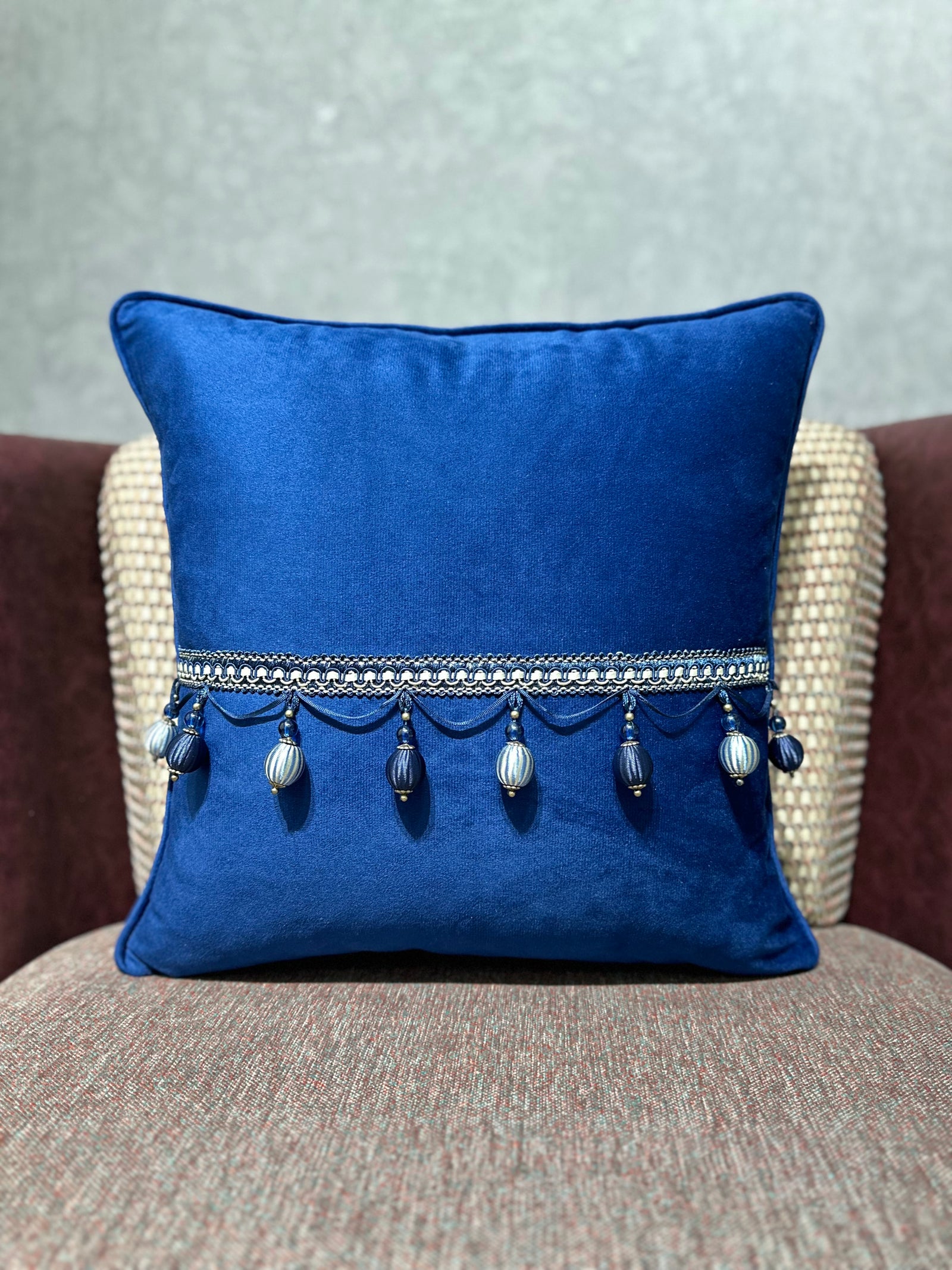 BONCUK-40 (LACİVERT SOLİD)