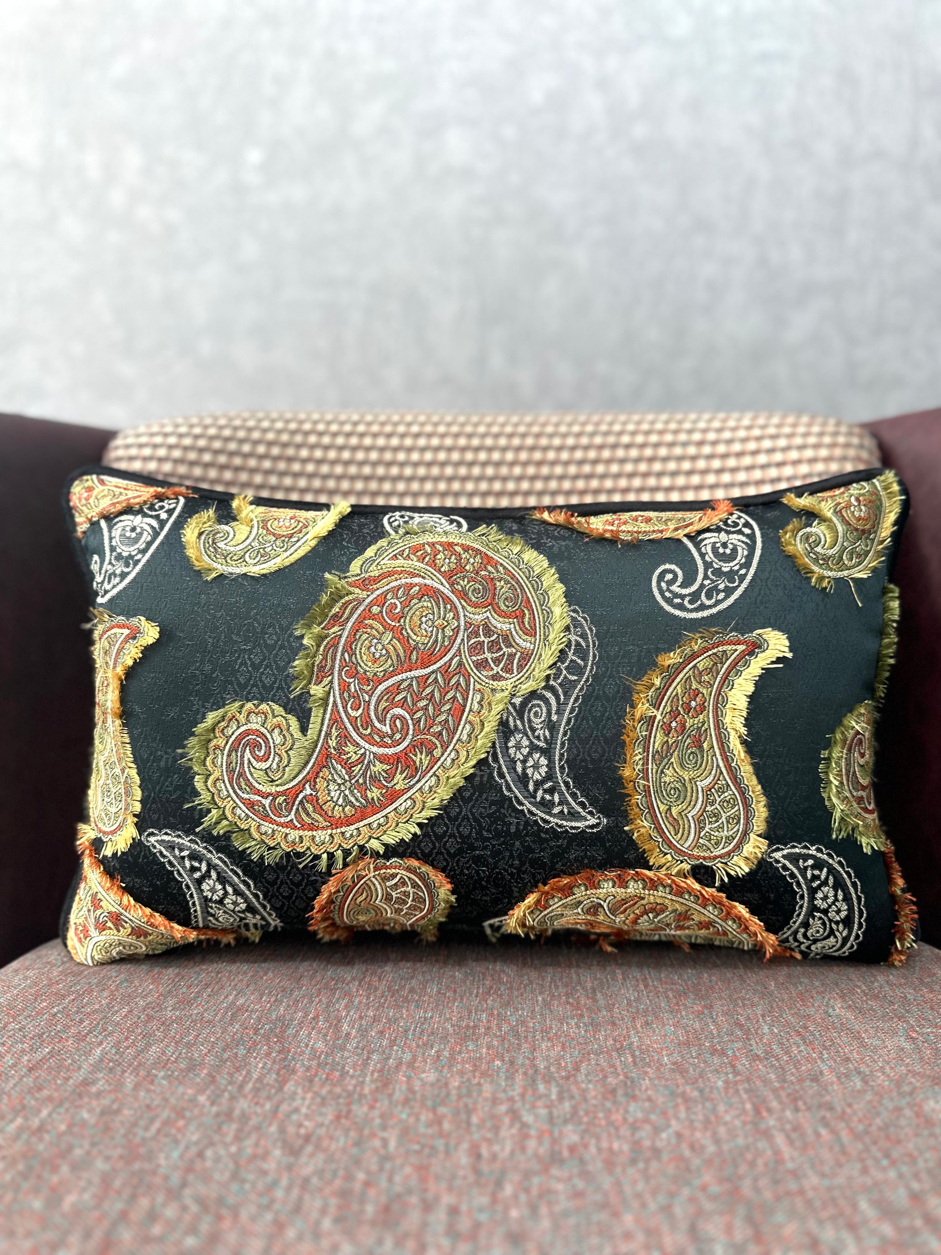 Şal-319 (SİYAH ZEMİNLİ) DİKDÖRTGEN