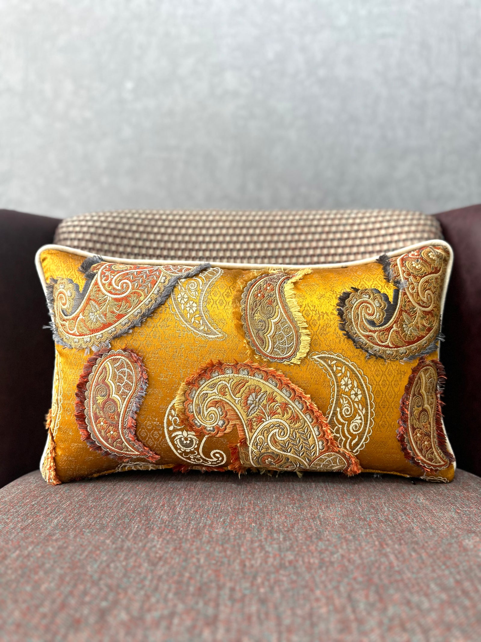 Şal-419 (ALTIN HARDAL ZEMİNLİ) DİKDÖRTGEN