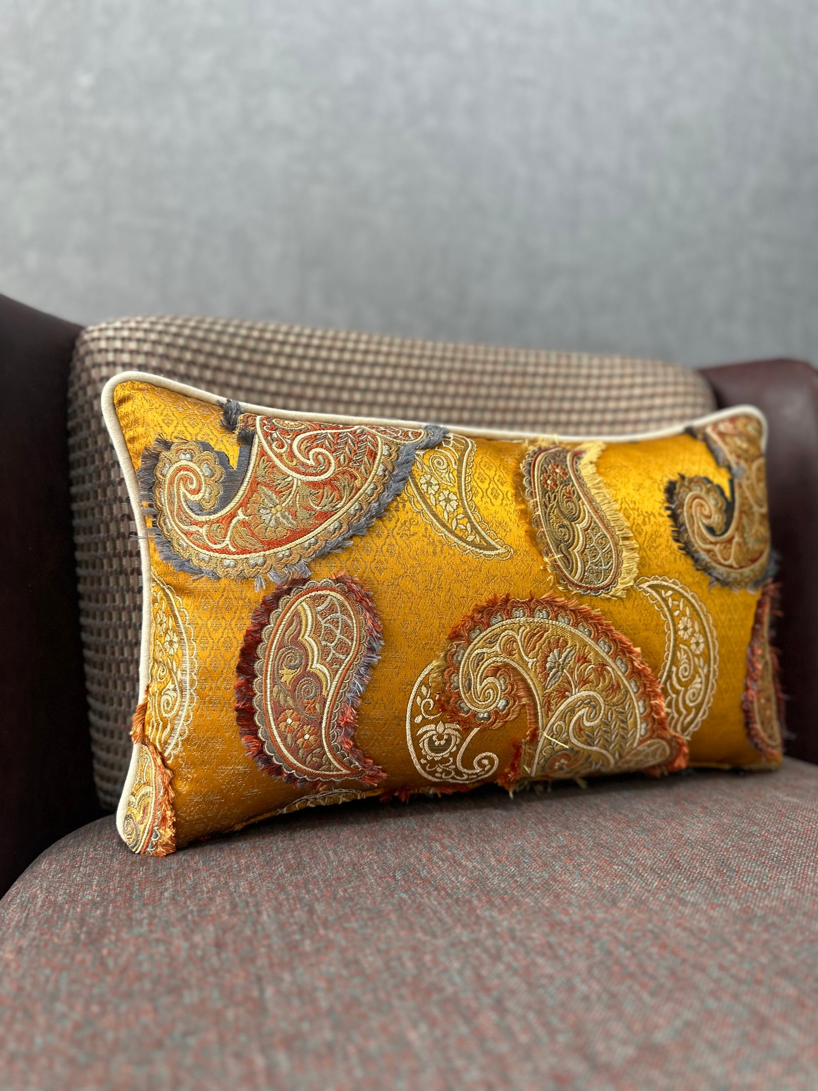 Şal-419 (ALTIN HARDAL ZEMİNLİ) DİKDÖRTGEN