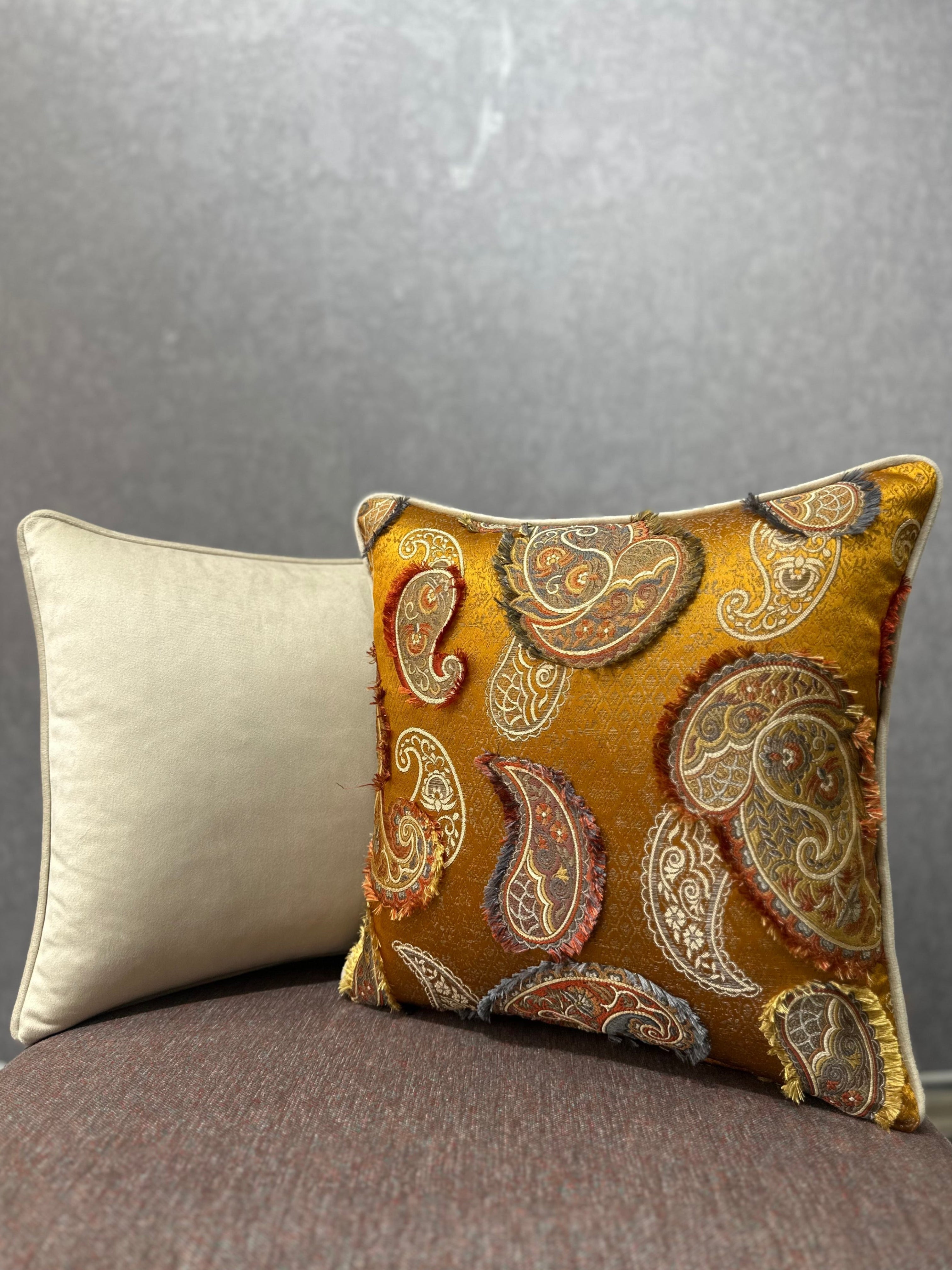 Şal-419 (ALTIN HARDAL ZEMİNLİ) İKİLİ KOMBİN