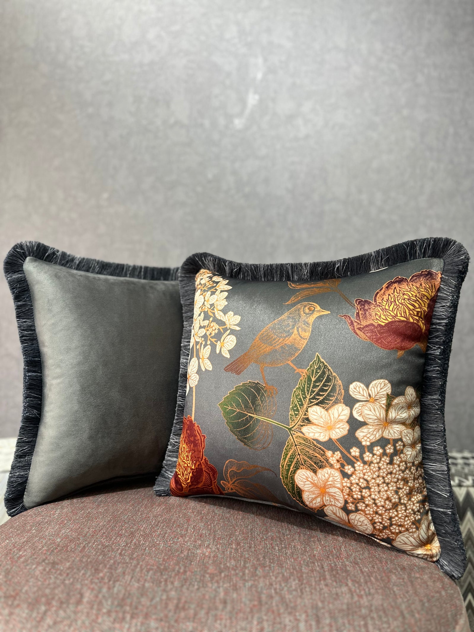 ROBIN-9372 ANTRESİT PÜSKÜLLÜ İKİLİ KOMBİN