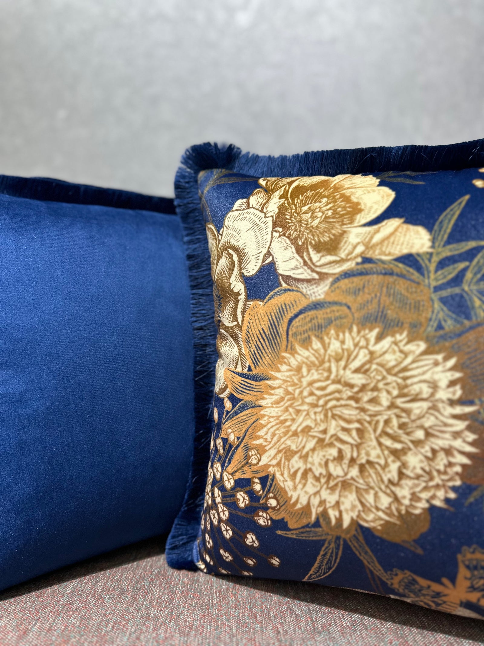 ROBIN-93159 LACİVERT PÜSKÜLLÜ İKİLİ KOMBİN