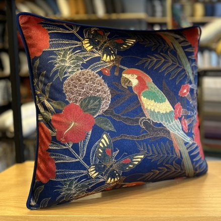 BLEND-9215 DARK BLUE PILLOW 