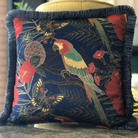 BLEND-9215 DARK BLUE PILLOW 