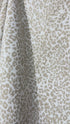 Leopar Desenli Keten Kumaş Metre ile | Animal Print Ağır Gramajlı Dokuma Döşemelik ve Perdelik Ev Dekorasyon Kumaşı – 140 cm En