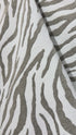 Zebra Desenli Keten Kumaş Metre ile | Animal Print Ağır Gramajlı Dokuma Döşemelik ve Perdelik Ev Dekorasyon Kumaşı – 140 cm En
